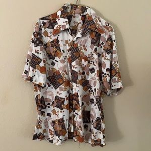 Vintage 100% Antok Nylon shirt